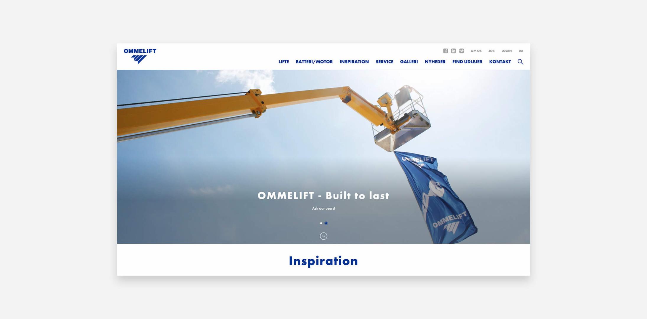 OMMELIFT producerer og sælger trailer- og larefodslifte af høj kvalitet. twoday Co3 har lavet en teknisk platform i Umbraco, der løfter brugeroplevelsen og understøtter forhandlere og kunder.